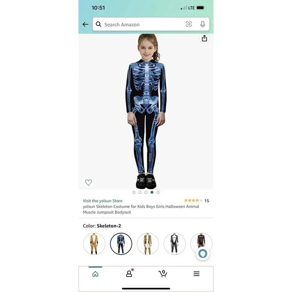 Yolsun skeleton body size med - Picture 4 of 4